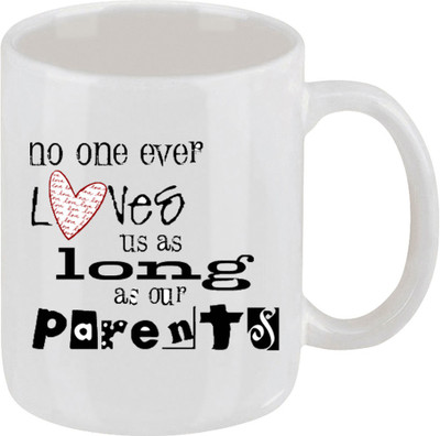 28% OFF on Ellicon C227 No One Ever Loves Coffee Ceramic Mug 325 ml