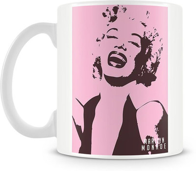 Engrave Marilyn Monroe Ceramic Mug 350 ml Engrave Marilyn Monroe Ceramic Mug 350 ml