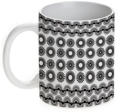 63% OFF on Mugwala Dancing Circle Pattern Ceramic Mug 350 ml 63% OFF on Mugwala Dancing Circle Pattern Ceramic Mug 350 ml