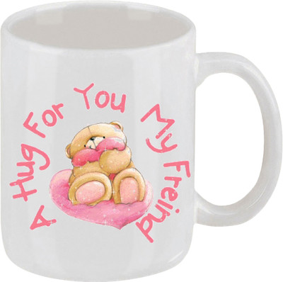 16% OFF on Ellicon 138 A Hug For You My Friend Ceramic Mug
