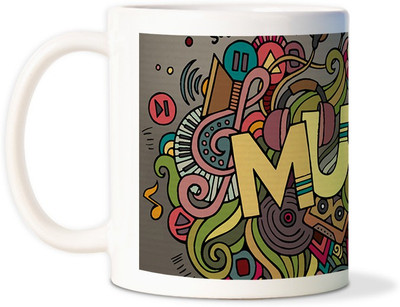 83% OFF on AMY MUSIC LOVER ART COFFEE Ceramic Mug