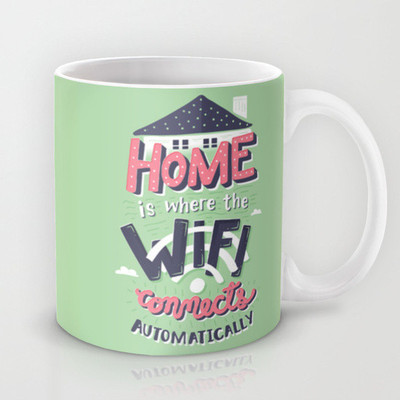 58% OFF on Astrode Home Is Where Wifi Connects Automatically Ceramic Mug 325 ml 58% OFF on Astrode Home Is Where Wifi Connects Automatically Ceramic Mug 325 ml