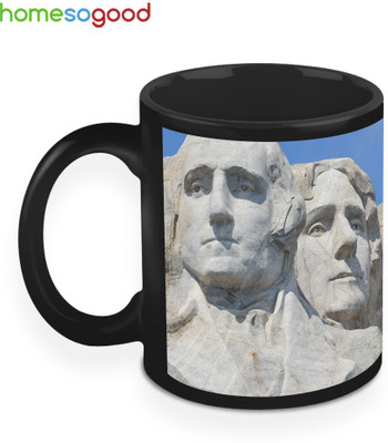 33% OFF on HomeSoGood The Presidents Of Usa Coffee Ceramic Mug 280 ml