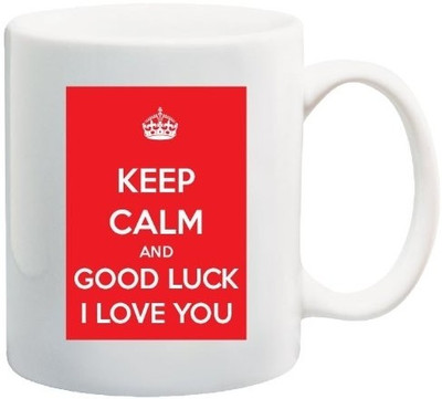 40% OFF on Teeskart Keep Calm And Good Luck I Love You Porcelain Mug 300 ml 40% OFF on Teeskart Keep Calm And Good Luck I Love You Porcelain Mug 300 ml