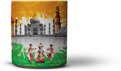 50% OFF on The Nodding Head Traditional Dance Coffee Ceramic Mug 300 ml