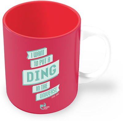 25% OFF on Thinkpot I Want To Put A Ding In The Universe - Steve Jobs Ceramic Mug 325 ml 25% OFF on Thinkpot I Want To Put A Ding In The Universe - Steve Jobs Ceramic Mug 325 ml