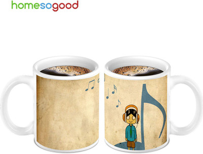45% OFF on Homesogood Song Of My Choice Ceramic Mug 280 ml, Pack of 2 45% OFF on Homesogood Song Of My Choice Ceramic Mug 280 ml, Pack of 2