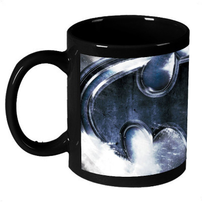 72% OFF on AMY 3d Metal Batman Logo Ceramic Mug