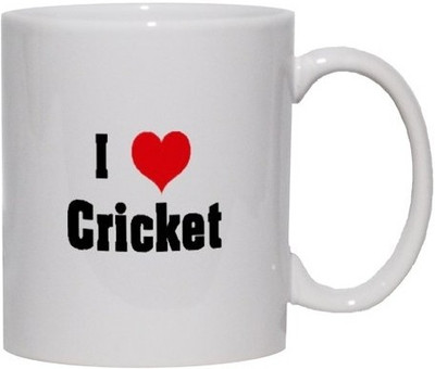 40% OFF on Teeskart I Love Cricket Porcelain Mug 300 ml 40% OFF on Teeskart I Love Cricket Porcelain Mug 300 ml