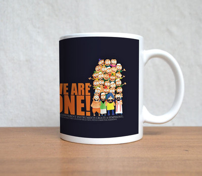 60% OFF on StyBuzz We Are One Unity Art Ceramic Mug 300 ml 60% OFF on StyBuzz We Are One Unity Art Ceramic Mug 300 ml
