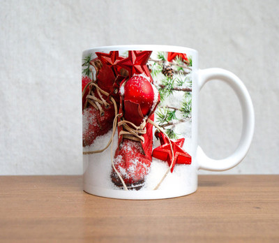 60% OFF on StyBuzz Winter Shoes In Snow Christmas Ceramic Mug 300 ml 60% OFF on StyBuzz Winter Shoes In Snow Christmas Ceramic Mug 300 ml