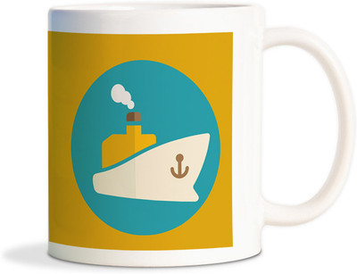 87% OFF on AMY Vector Ship Coffee Ceramic Mug 87% OFF on AMY Vector Ship Coffee Ceramic Mug