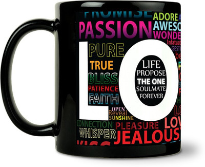 63% OFF on ShopMantra Printed Love Ceramic Mug 300 ml 63% OFF on ShopMantra Printed Love Ceramic Mug 300 ml