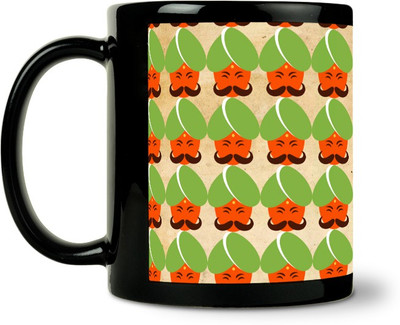 54% OFF on ShopMantra Rajasthani Moustache Pattern Ceramic Mug 300 ml 54% OFF on ShopMantra Rajasthani Moustache Pattern Ceramic Mug 300 ml