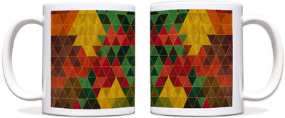 60% OFF on ShopMantra Abstract Triangle Pattern Black Ceramic Mug 300 ml 60% OFF on ShopMantra Abstract Triangle Pattern Black Ceramic Mug 300 ml