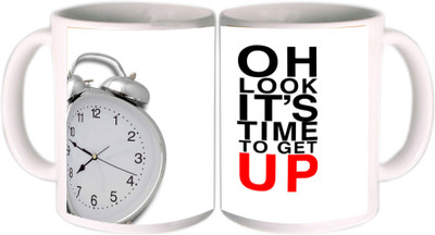 25% OFF on Shopkeeda It's Time To Get Up Ceramic Mug 350 ml 25% OFF on Shopkeeda It's Time To Get Up Ceramic Mug 350 ml