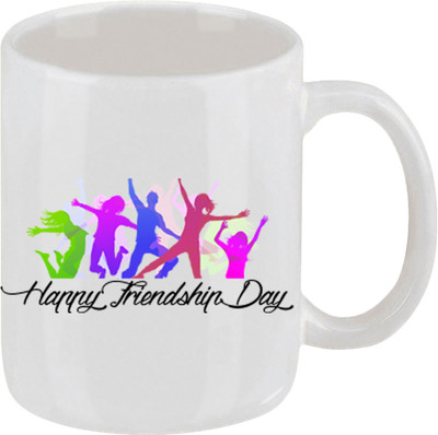 16% OFF on Ellicon 123 Happy Friendship Day Ceramic Mug