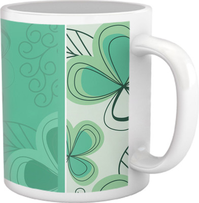 50% OFF on Tiedribbons Pure Vanity_Tru Concept_Dual Pattern Ceramic Mug 325 ml