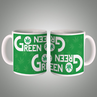 44% OFF on Posterboy Go Green Ceramic Mug 350 ml 44% OFF on Posterboy Go Green Ceramic Mug 350 ml