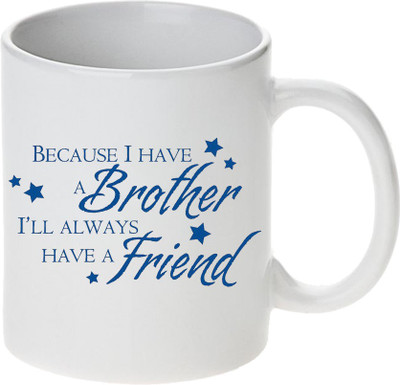 63% OFF on Mugwala Because I Have Brother Ceramic Mug 350 ml 63% OFF on Mugwala Because I Have Brother Ceramic Mug 350 ml