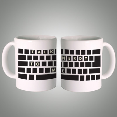 50% OFF on Posterboy Talk Nerdy - wh Ceramic Mug 350 ml 50% OFF on Posterboy Talk Nerdy - wh Ceramic Mug 350 ml