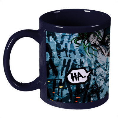 56% OFF on Amy Ha Scary Joker Dark Blue Ceramic Mug 330 ml 56% OFF on Amy Ha Scary Joker Dark Blue Ceramic Mug 330 ml