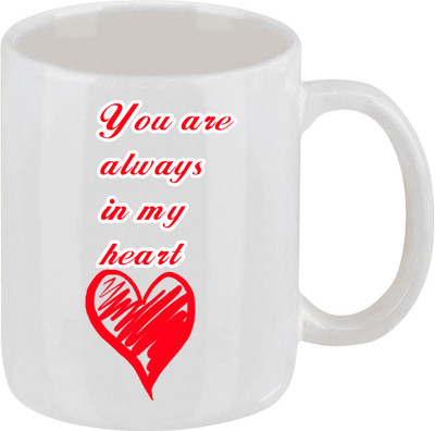 16% OFF on Ellicon You Are Always In My Heart Ceramic Mug 16% OFF on Ellicon You Are Always In My Heart Ceramic Mug