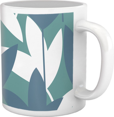 50% OFF on Tiedribbons Shy Shine_Geometric Multicolor_ Classical Pattern Ceramic Mug 325 ml