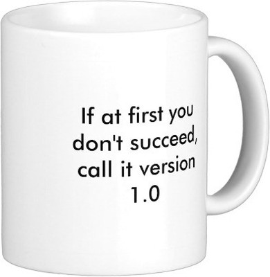 25% OFF on Exoctic Silver Ek IT Professional ka Wisdom V.1.00 Ceramic Mug 350 ml