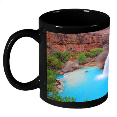 72% OFF on AMY Big Beautiful Waterfall Ceramic Mug 325 ml 72% OFF on AMY Big Beautiful Waterfall Ceramic Mug 325 ml