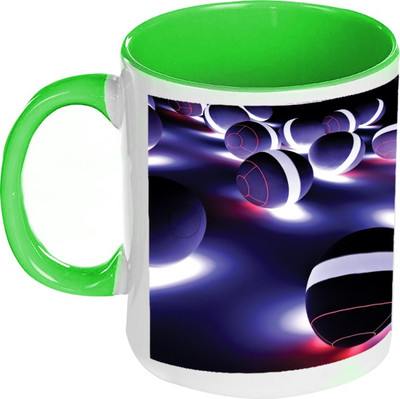 41% OFF on AMY Balls Light Inside Green Coffee Ceramic Mug