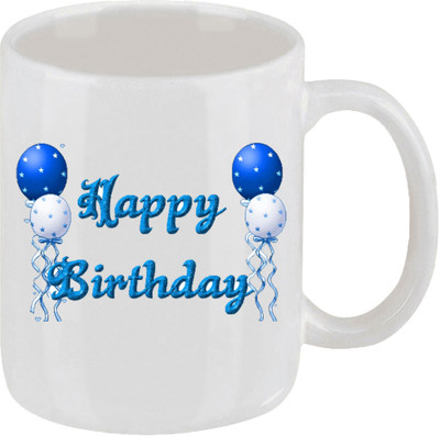 16% OFF on Ellicon 37 Happy Birthday Ceramic Mug