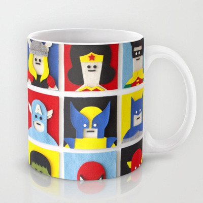 41% OFF on Astrode Felt Heroes Ceramic Mug 325 ml