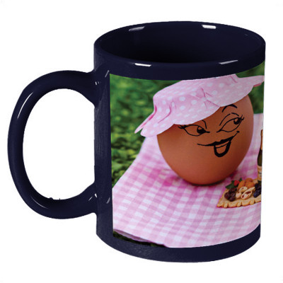 56% OFF on Amy Two Cute Funny Eggs Dark Blue Ceramic Mug 330 ml 56% OFF on Amy Two Cute Funny Eggs Dark Blue Ceramic Mug 330 ml