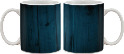 15% OFF on Artifa Blue Wooden Pattern Porcelain, Ceramic Mug 350 ml 15% OFF on Artifa Blue Wooden Pattern Porcelain, Ceramic Mug 350 ml