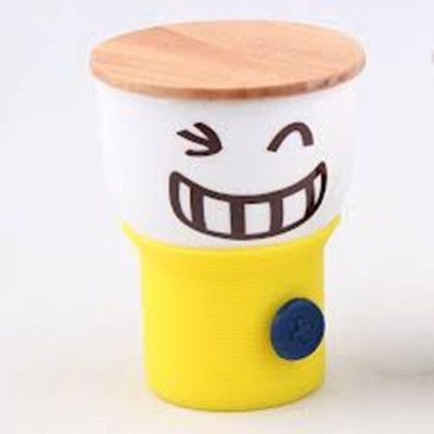 Its Our Studio Button Smiley Ceramic Mug 300 ml Its Our Studio Button Smiley Ceramic Mug 300 ml