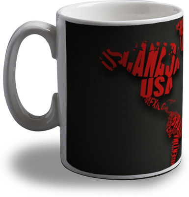 15% OFF on Artifa World Typography Porcelain, Ceramic Mug 350 ml 15% OFF on Artifa World Typography Porcelain, Ceramic Mug 350 ml