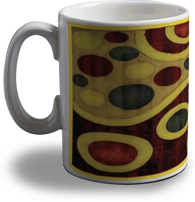 15% OFF on Artifa Abstract Design Yellow And Red Amg0703 Porcelain, Ceramic Mug 350 ml 15% OFF on Artifa Abstract Design Yellow And Red Amg0703 Porcelain, Ceramic Mug 350 ml