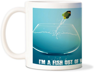 75% OFF on AMY Quote I Am A Fishcoffee Ceramic Mug 75% OFF on AMY Quote I Am A Fishcoffee Ceramic Mug