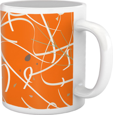 50% OFF on Tiedribbons Kinda Sexy_Modern Geometric_Steamy Orange Pattern Ceramic Mug 325 ml 50% OFF on Tiedribbons Kinda Sexy_Modern Geometric_Steamy Orange Pattern Ceramic Mug 325 ml