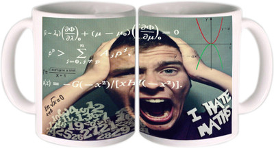 25% OFF on Shopkeeda I Hate Maths Ceramic Mug 350 ml 25% OFF on Shopkeeda I Hate Maths Ceramic Mug 350 ml