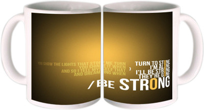 25% OFF on Shopkeeda Be Strong Ceramic Mug 350 ml 25% OFF on Shopkeeda Be Strong Ceramic Mug 350 ml