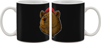 15% OFF on Artifa Bear With Glasses & Cap Porcelain, Ceramic Mug 350 ml 15% OFF on Artifa Bear With Glasses & Cap Porcelain, Ceramic Mug 350 ml