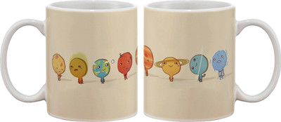 15% OFF on Artifa Cute Planets Porcelain, Ceramic Mug 350 ml 15% OFF on Artifa Cute Planets Porcelain, Ceramic Mug 350 ml