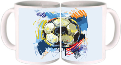 25% OFF on Shopkeeda FIFA 2014 Football Ground On Book Ceramic Mug 350 ml
