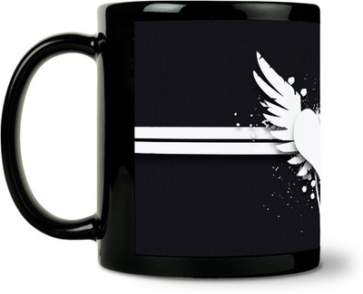 36% OFF on ShopMantra Winged Heart Ceramic Mug 300 ml 36% OFF on ShopMantra Winged Heart Ceramic Mug 300 ml
