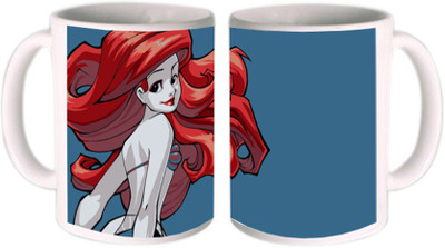 25% OFF on Shopkeeda The Little Mermaid Ceramic Mug 350 ml