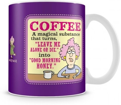 Aunty Acid Good Morning Honey with Background Ceramic Mug 325 ml
