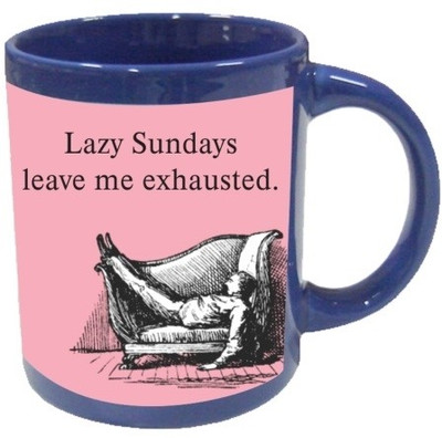 46% OFF on Printland Lazy Sunday Coffee Ceramic Mug 350 ml 46% OFF on Printland Lazy Sunday Coffee Ceramic Mug 350 ml