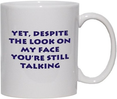 40% OFF on Teeskart My Look Porcelain Mug 300 ml